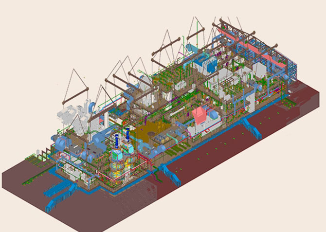 Fired Heater 3D Modeling